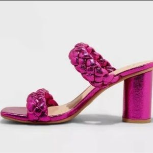 NEW Braided Mule Heels